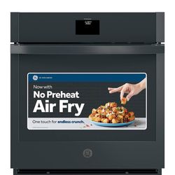 NEW GE 27”ELECTRIC AIR FRY. CONVECTION WALL OVEN WITH A FACTORY WARRANTY 7/26/25