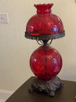 Antique Red Lamp