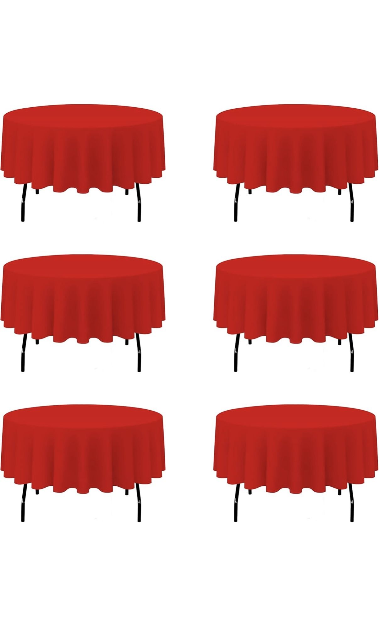 Like New 60 inch cloth tablecloths