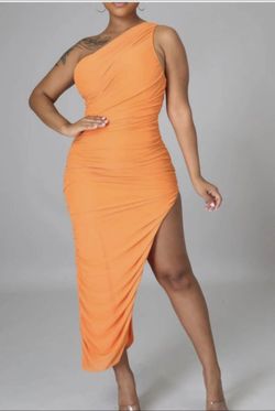 Orange dress 