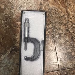 Machinist Tool . Dial Micrometer By NSK 1-2 