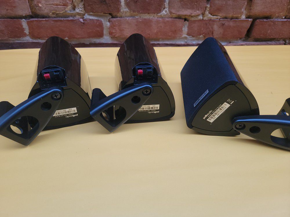 Polk Audio Speakers Model RM7 Satin Black, set of 3