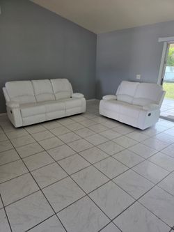 Sofa y loveseat (2)Reclinable manual