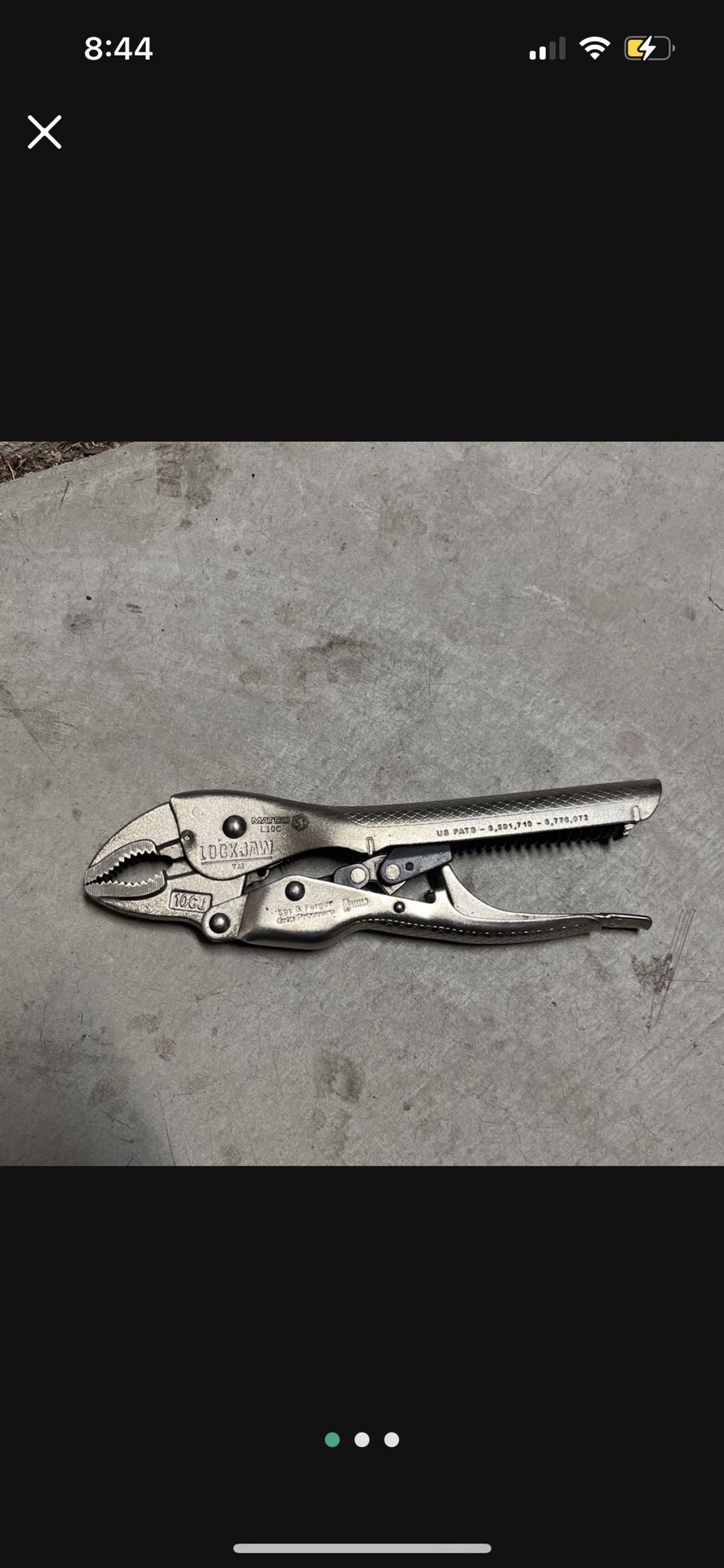 Matco Vise Grips, Like New!!