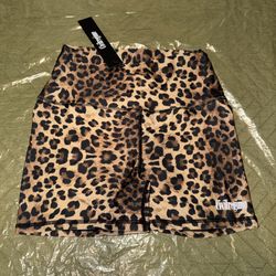 Civil Regime Leopard/Cheetah Print Shorts