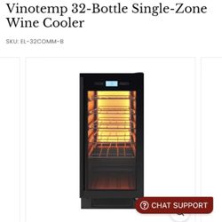 Vinotemp 32 Bottle Wine Cooler 