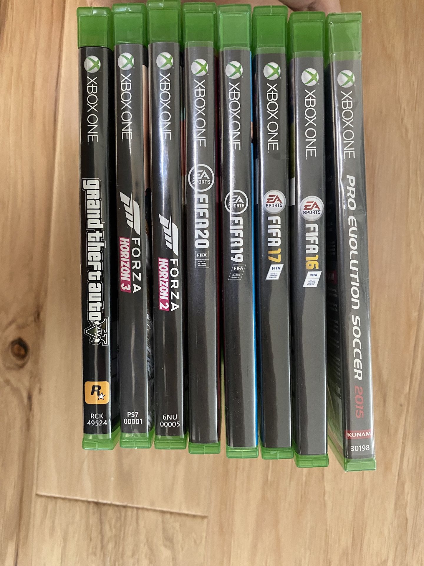 GTA V, Forza, FIFA, PES