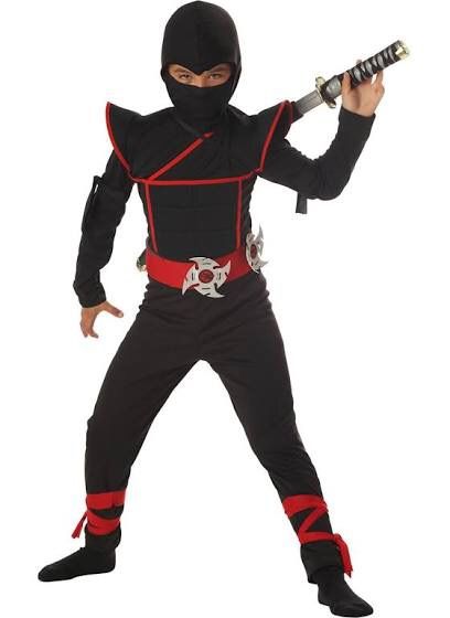 Ninja costume boys size 10-12