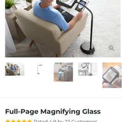 Full Page Lighted Magnifying Glass