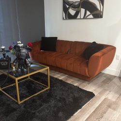 3 Seater Sofa New Velvet Couch 88.2