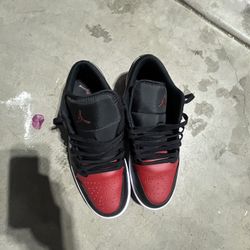 Jordan 1 Lows Bred Toe