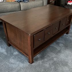 Pottery barn coffee Table + Side Table