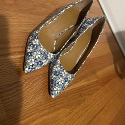 Floral Tory Burch Heels