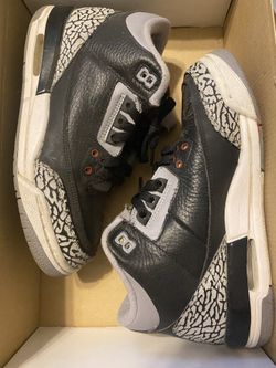 Retro 3 Black Cement