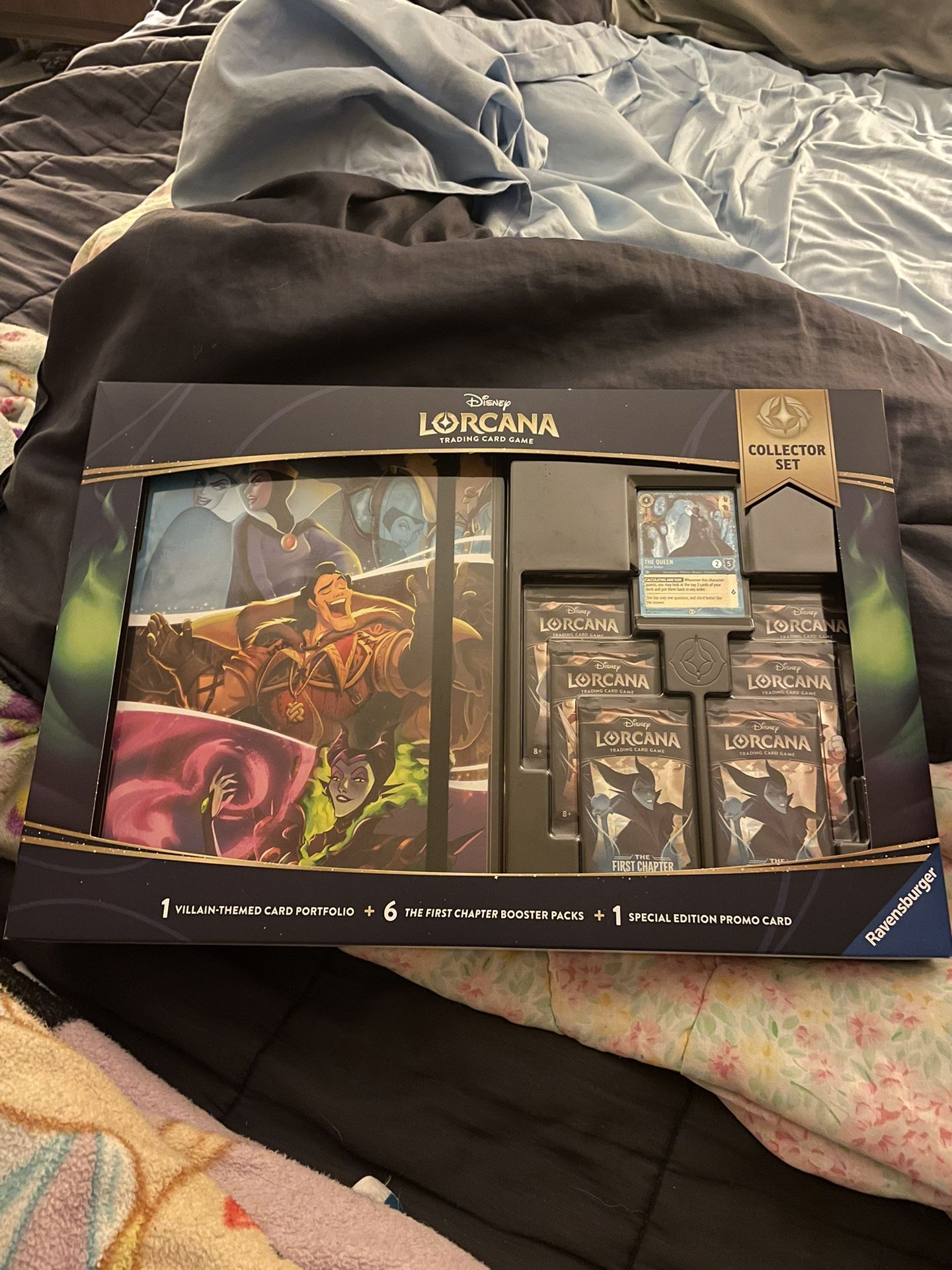 Disney Lorcana First Chapter Portfolio Collection Plus Promo And Packs 