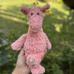 Steiff Giselle Giraffe PINK 12” Stuffed Plush Animal Baby /Toddler Toy