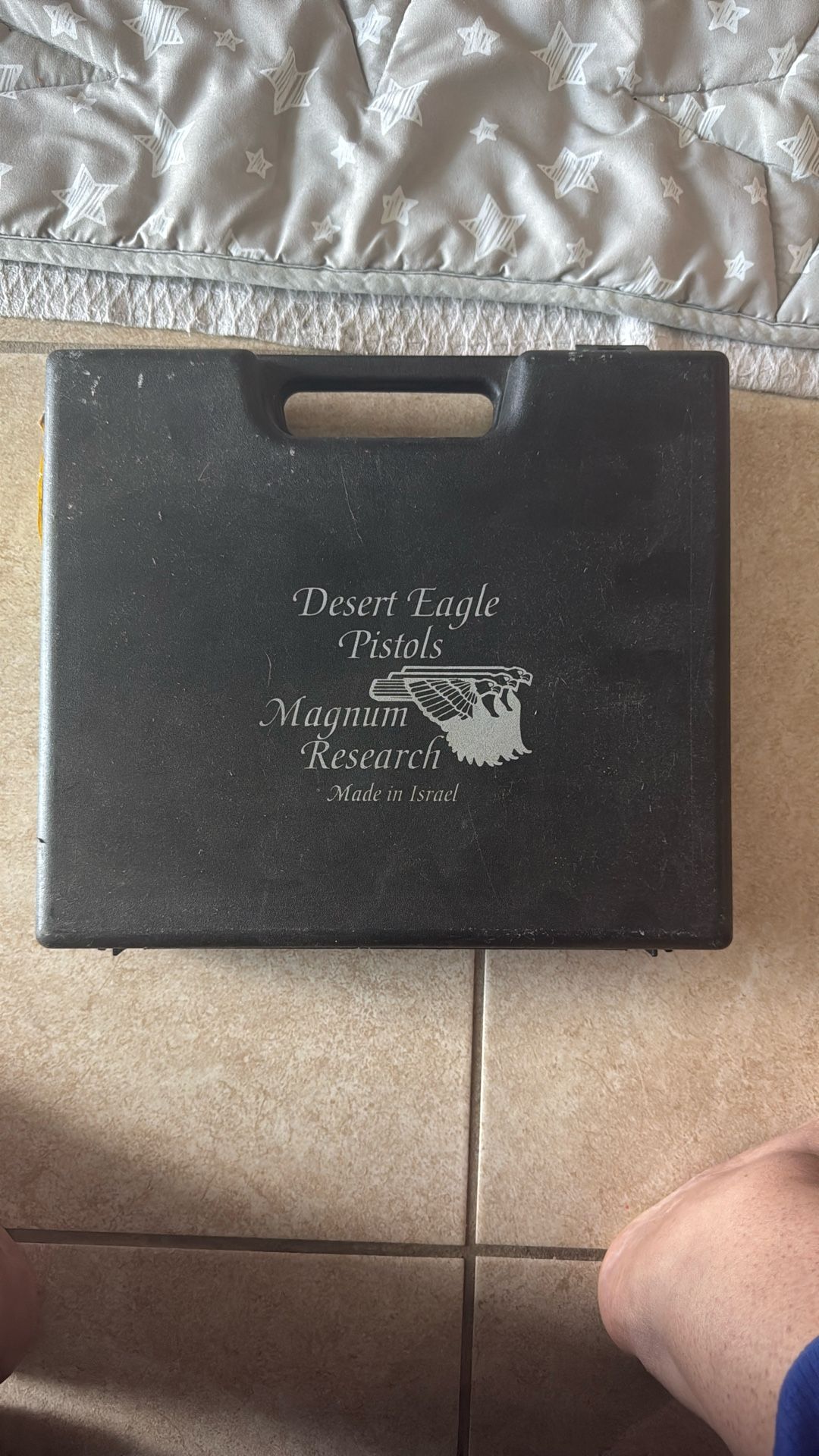 OEM Magnum Research Desert Eagle hard pistol case with foam insert