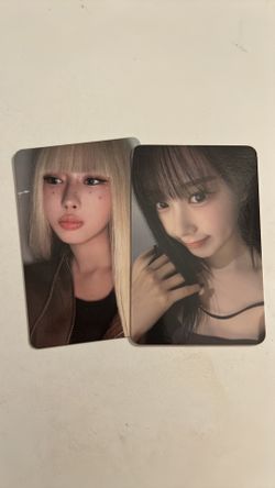 Giselle photo cards Kpop