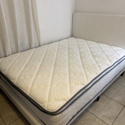 Full Bed Frame and Mattress