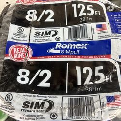 New Romex wire 8/2