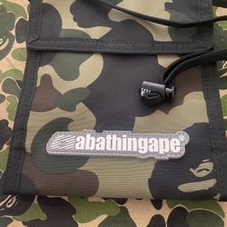 Bape Green Camo Pass Case