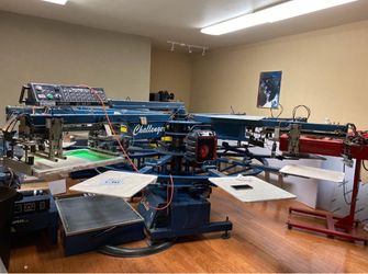 M&R Challenger CH 8-10 Automatic Screen Printing Press – Works Great – $4,000