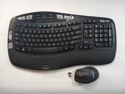 Logitech K350 Ergonomic Wave Wireless Keyboard And Mouse