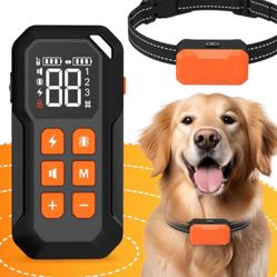 Wireless Dog Fence, Electric Fence for Dogs,Dog Training Collar with Remote Control,Up to 985ft Adjustable,Dog Fence Wireless Ipx7 Waterproof