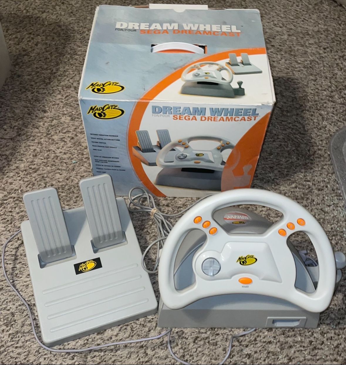 hot video game racing wheels sega dreamcast microsoft xbox