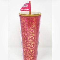 NWT Starbucks Pink Wicked Glinda Tumbler 
