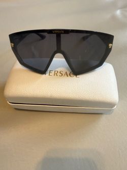 Versace Shield Sunglasses with Case