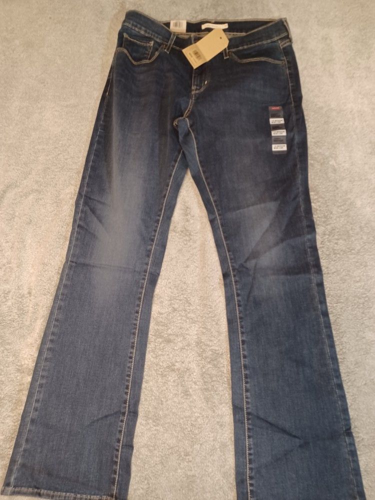 Women's Size 14 Levi Jeans Curvy Bootcut Brand New With Tags $59.50 Retail