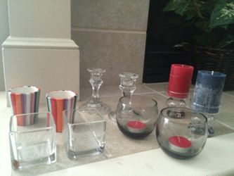 Lot of Candle Holders- 5 Sets! All for $10