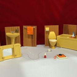 Lundby Complete Vintage Bathroom