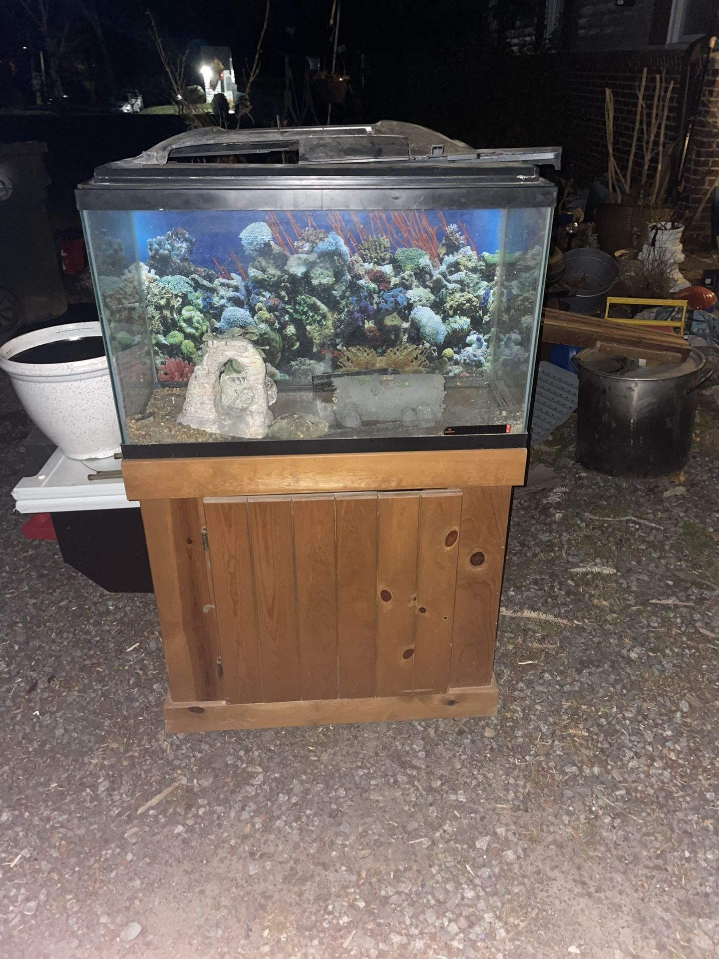 Fish Tank With Stand And Accessories