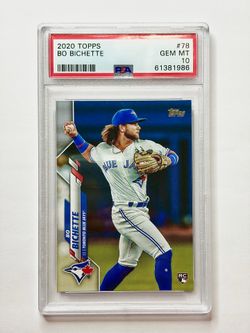 Bo Bichette PSA 10 Rookie 2020 Topps #78 - Blue Jays - Gem Mint