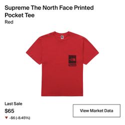 Supreme North Face Shirt Size Large