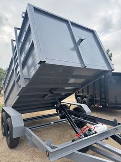 Brand New 12ft Long Hydraulic Dump Trailer with TARP 👍🏻