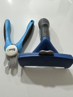 Dogs Nail Clippers + Furminator Hair Deshedding