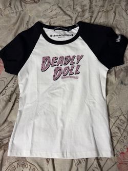 Chrome cropped tee