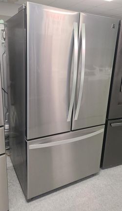 Kenmore 3-Door Stainless Steel Fridge
