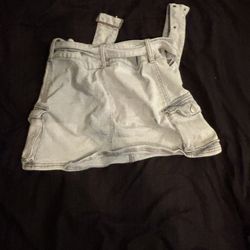 Jean Skirt With Belt