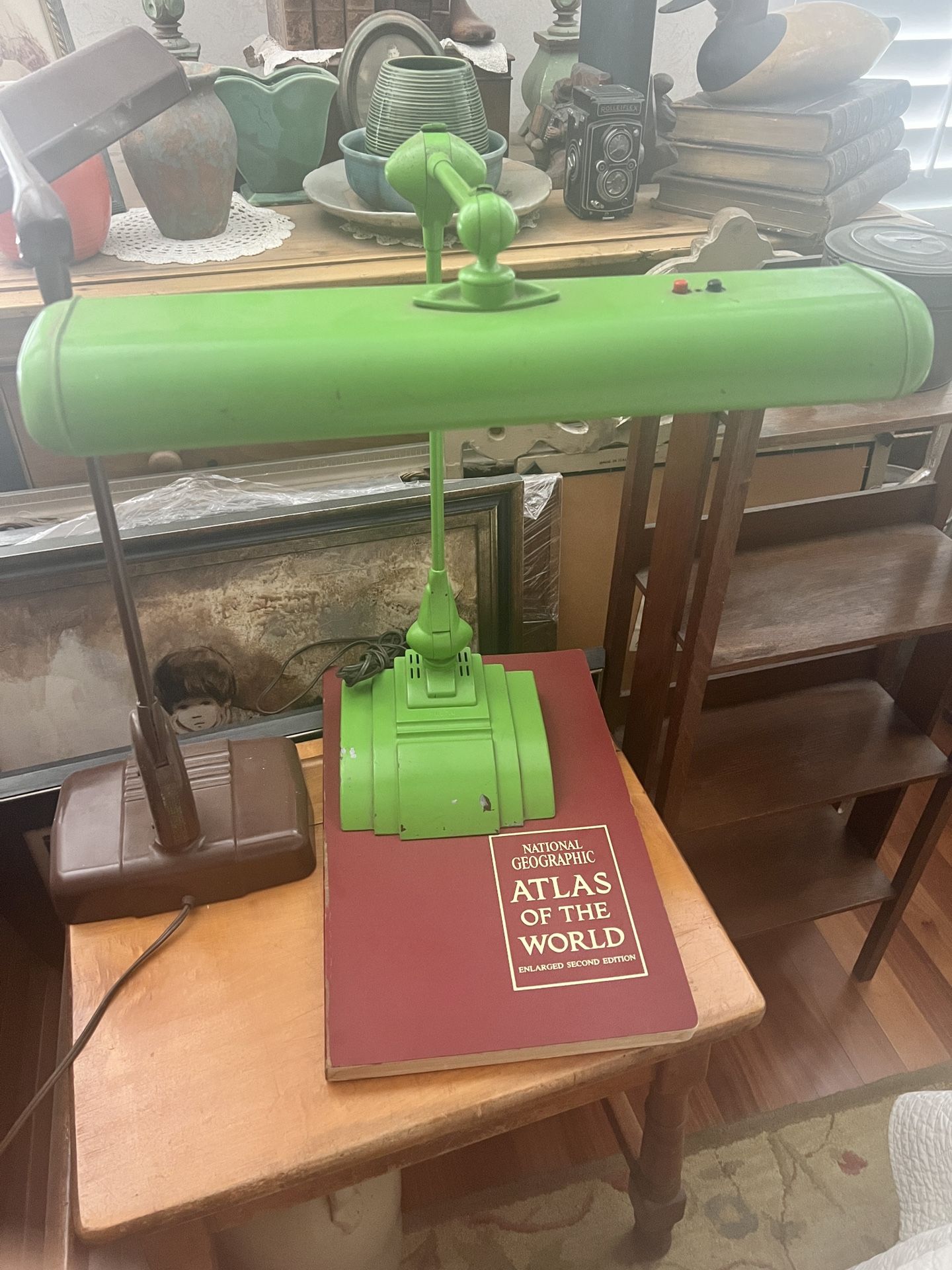 1940s FLEXO Industrial desk lamp