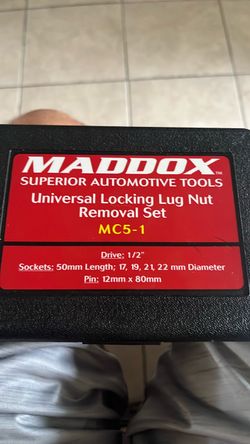 Wheel lock removal set