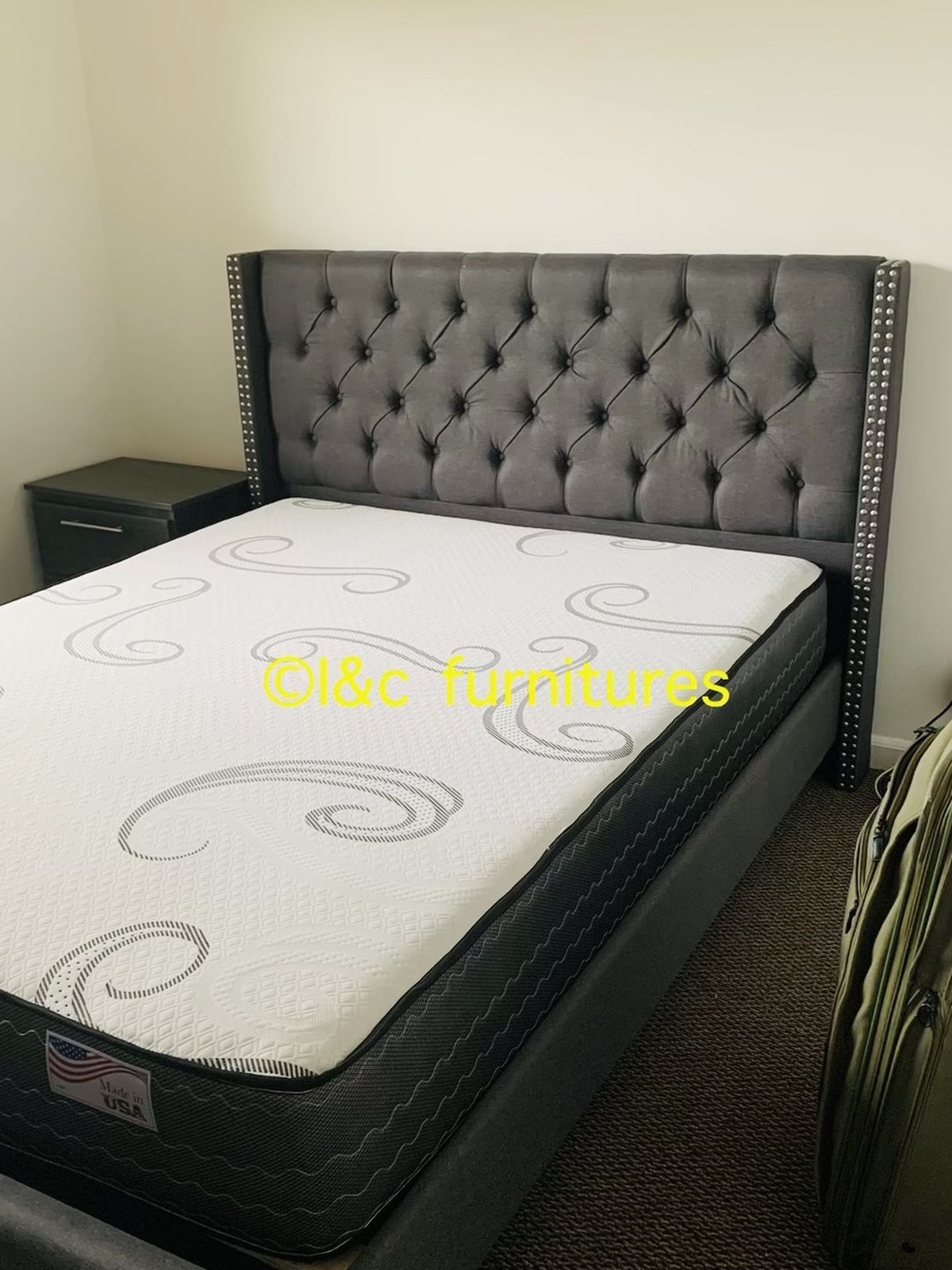 wholesale price free shipping June Queen Size Top Bed Yelp Frame