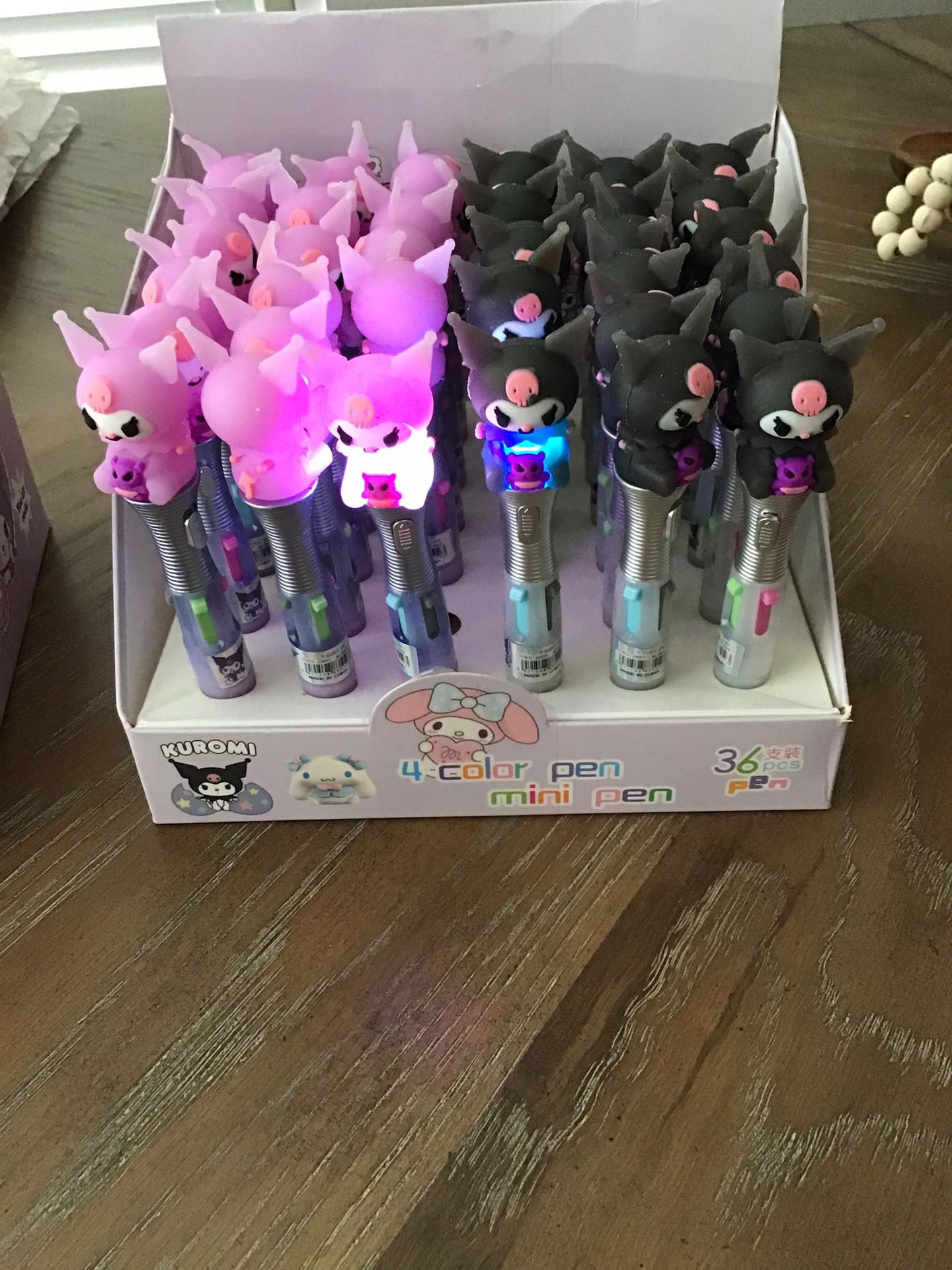 Kuromi Multi Color Light Up Pens $5 Each
