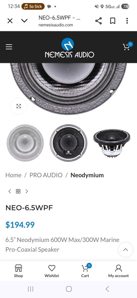 Nemesis Audio Speaker