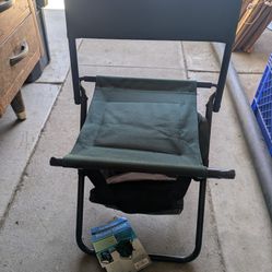 Folding Portable Camping Seat With Storage