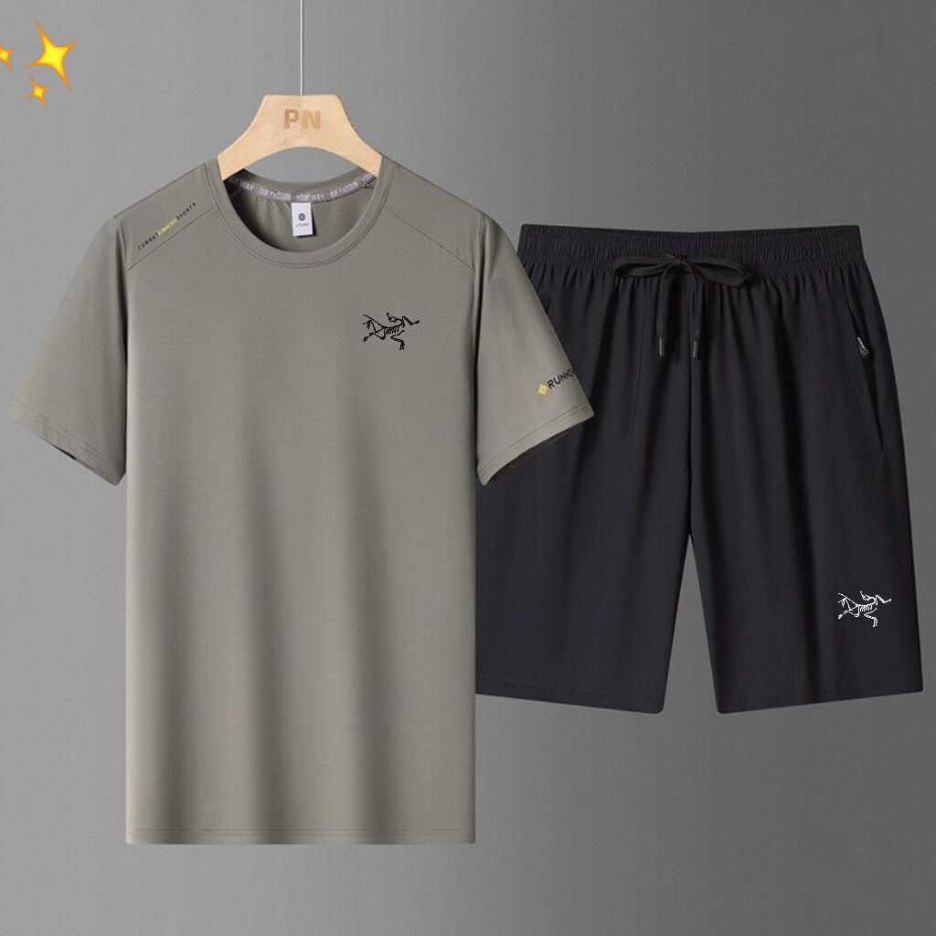 Arctertx Ancestral Bird 2025 Summer New Breathable Elastic Cool Sports Casual Ice Silk Short Sleeve