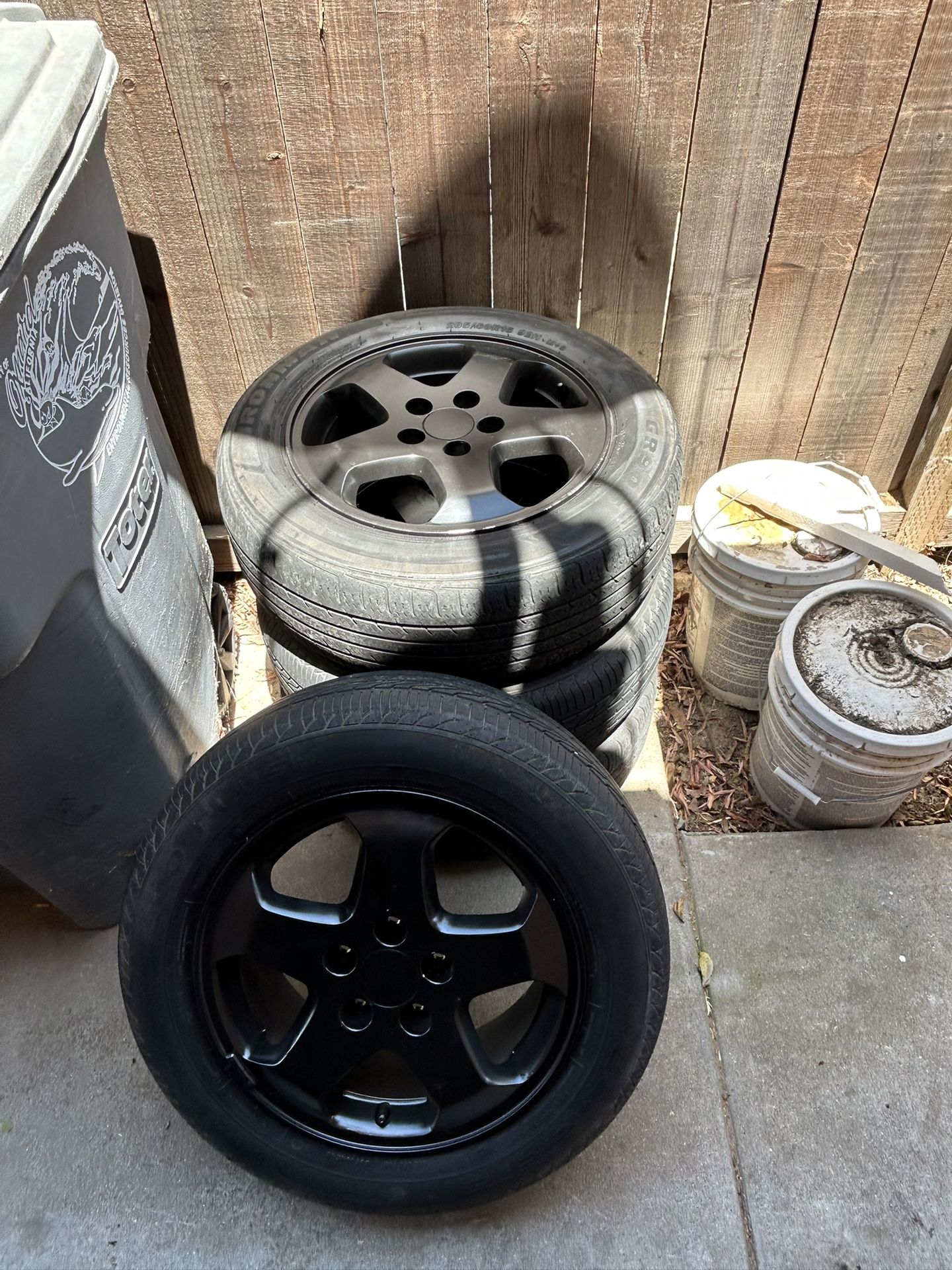 Black Stock Rims